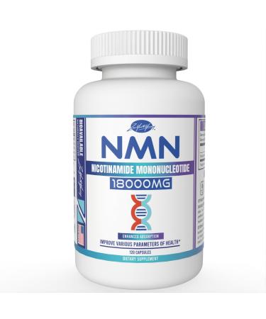 zyy NMN Supplement|Real Nicotinamide Mononucleotide|18000mg per Bottle 300mg per Serving|for Cellular Health Anti-Aging|120 Capsules