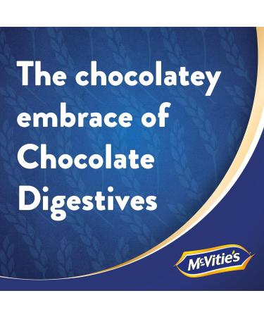 McVitie's Milk Chocolate Digestives Twin Pack 4 x 266g | Suitable for Vegetarians | Baked with 100% Wholegrain | Healty Milk Chocolate Cookies | Great Value | Sold by Essential Products - Buy Online on GoSupps.com
