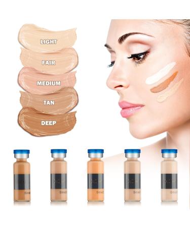 BB Facial Glow Starter Kit | Anti-Aging Pigment Serum Treatment - Micro-Needling Essentials 10 Vials 5ml with Hyaluronic Acid - Buy Online on GoSupps.com