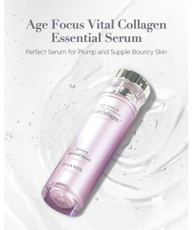 ISA KNOX AGE FOCUS VITAL COLLAGEN Essential Serum (2.4fl oz)& AGE FOCUS VITAL COLLAGEN Essential Cream (2.4fl oz) - Korean Skin Care - Buy Online on GoSupps.com