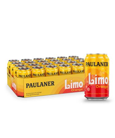 Paulaner Limo Orange Orange-flavored soft drink DISPOSABLE (24x0.33l)