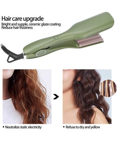 ZJchao Ceramic Hair Iron - Adjustable Temperature Fast Heating Anti-Scalding for Volumizing & Styling | Shop Internationally - Buy Online on GoSupps.com