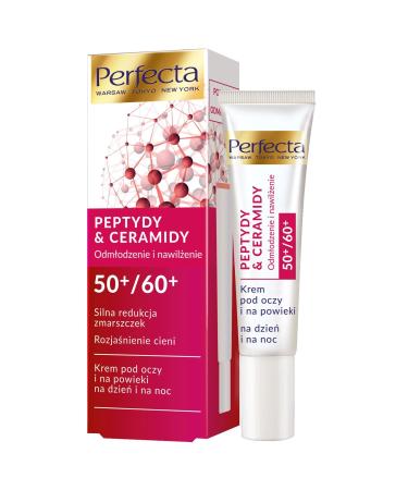 Perfecta Peptides & C ramides Cr me pour les yeux et les paupi res pour jour et nuit 50+/60+