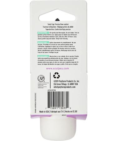 Sculpey Gloss Glaze 1 fl oz - Non Toxic Polymer Clay Finish - Buy Online on GoSupps.com