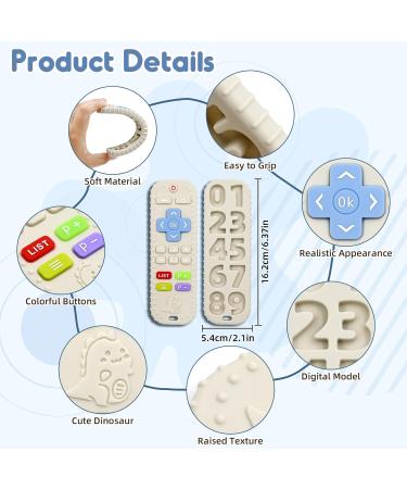 Buy Silicone Teething Toys for Babies 0-12 Months | Safe Remote Control Teethers & Bath Toys | Ideal Gifts for Toddlers including Autism Friendly Options - Buy Online on GoSupps.com