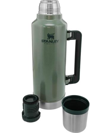 Stanley Classic Legendary Thermos Bottle 1.9L - Keeps Drinks Hot or Cold for 45 Hours - BPA-Free Dishwasher Safe Hammertone Green - Buy Online on GoSupps.com