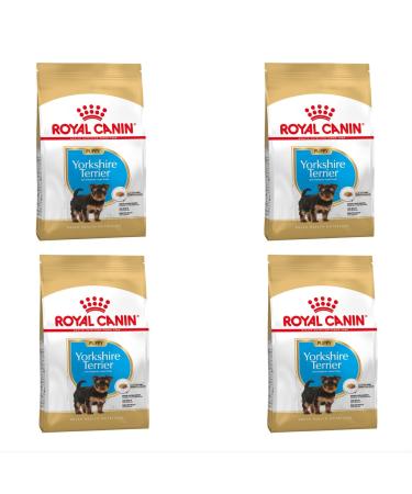 Royal Canin Yorkshire Terrier Puppy | Pack of 4 | 4 x 500 g | Dry food for Yorkshire Terrier puppies | for Immune system support | for a beautiful coat and healthy teeth