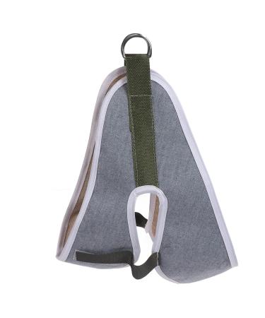 Demeras neck traction belt more skin-friendly adjustable washable naked naked girdle made of gray canvas for Cervical Traction Chair