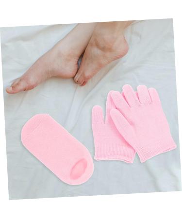 ULTECHNOVO 4 Sets Moisturizing Gloves & Socks Essential Oil Gel Socks Dry Hands Spa Gloves Dry Hands Gloves Moisturizing Socks Household Gel Socks at Night Foot Cream Polyester and Gel Man - Buy Online on GoSupps.com