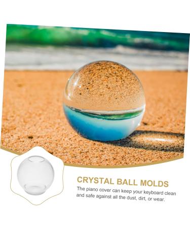STOBOK 6pcs Crystal Ball Mold Silicone Molds Soap Molds Diy Crystal Ball Ornament Mould Universe 3d Manual - Buy Online on GoSupps.com