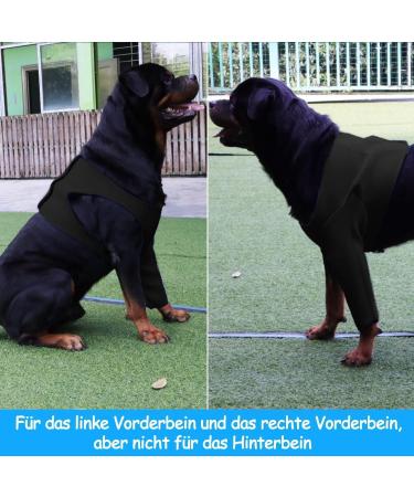 Gtobes Dog Recovery Suit - Waterproof XXL Black | Cone Collar Alternative for Wound Protection Licking Prevention & Comfort - Buy Online on GoSupps.com