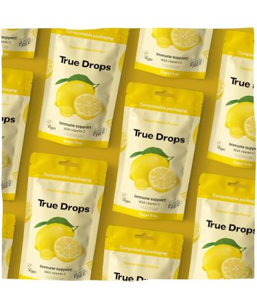 Buy True Drops Lemon Flavor 70g | International Shipping - Best Taste & Quality - Buy Online on GoSupps.com