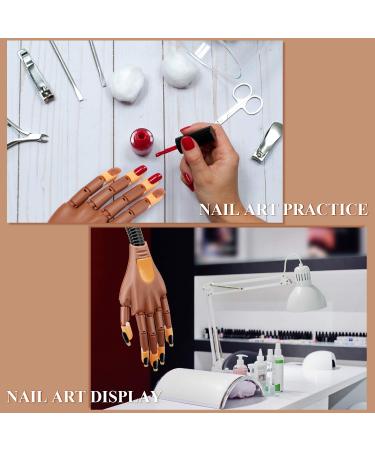 400pcs Brown Replacement False Nail Tips for Nail Training Hand Practice - DIY Manicure Supply - Buy Online on GoSupps.com