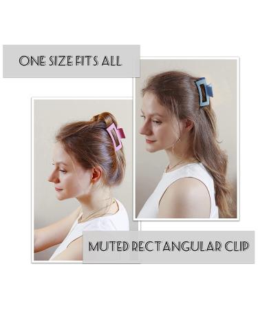 Vsiopy 10pcs Hair Claw Clips for Women - Strong Hold 3.5 Inch Nonslip Hair Clamps - Medium to Large Size - Thin Hair Hair Jaw Clips - 5 Pack - Buy Online on GoSupps.com