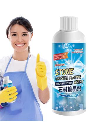 Crystal Plating Agent for Stone - Marble Stain Remover and Cleaner - 100ml Plating Tool for Stone Granite Marble Slate Limestone Ceramics Lambo