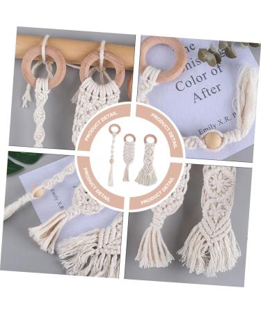 Buy Abaodam 3 Pcs Bitter Cotton Dental Care Toys for Toddlers | Handmade Molar Sticks & Bite Sticks for Babies | International Shipping - Buy Online on GoSupps.com