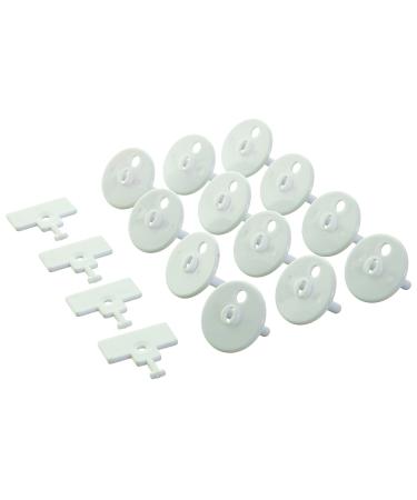 Dreambaby G899 child safety socket lock socket protector for plugging in with key set (16 pcs.)