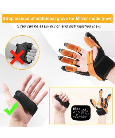 EMFOCU Hemiplegia Finger Rehabilitation Trainer - Hand Robot Gloves for Stroke & Arthritis Recovery XL Right Hand - Buy Online on GoSupps.com