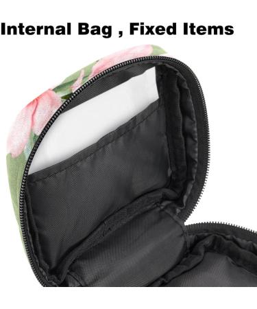 Women s Travel Storage Bag for Menstrual Cup & Makeup Organizer - Pink Floral Design Large Capacity - Buy Online on GoSupps.com