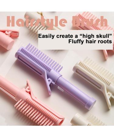 Curler Styling Tool | Self-Grip Hair Root Volume | Retractable Hair Roller Retractable Styling Retractable Hair Root Volume Tool for Root Volume Wavy Volumizing White - Buy Online on GoSupps.com