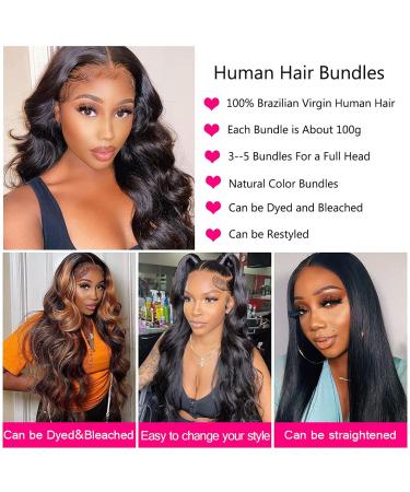 9A Brazilian Virgin Body Wave Human Hair Bundles - 16 18 20 Inch - Natural Color - Buy Online on GoSupps.com