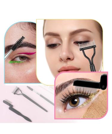 Buy Lash Separator & Eyebrow Brush Set - 3pcs Eyelash Comb & Mascara Separator Tool for Clump-Free Eye Makeup Perfect for Lashes & Brows  - Buy Online on GoSupps.com