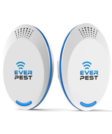 Ultrasonic Pest Repellent Control 2022 (2-Pack) Plug in Home Flea Rats Roaches Cockroaches Fruit Fly Rodent Insect Indoor and Outdoor Repeller Get Rid of Mosquito Ants