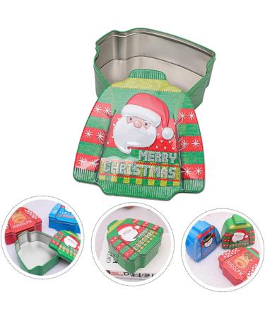 Alipis 1pc Christmas Candy Box Decor Boxes Candy Boxes Candy Containers Child Metal Storage Tank - Buy Online on GoSupps.com