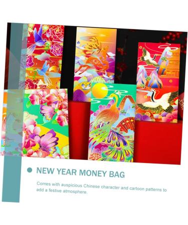 ABOOFAN 36 Pcs New Year Red Envelope Envelope Wedding Lucky Packet New Year Red Packet Lucky Money Envelopes Red Envelope for Gift New Year Money Bag Paper Cartoon Currency - Buy Online on GoSupps.com