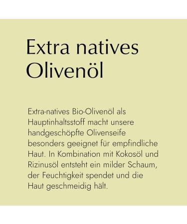  ASAVO Premium olive oil soap handmade with extra virgin organic olive oil 100% natural soap olive soap fragrance-free vegan 2 x 95g - Buy Online on GoSupps.com