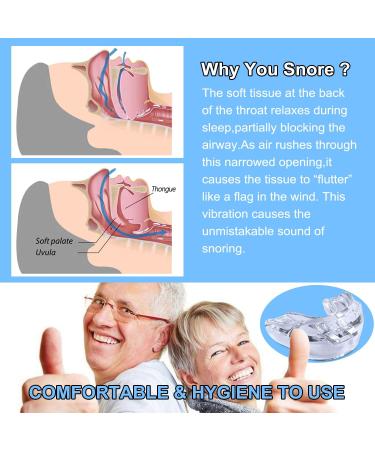 Psinzmk Anti-Snoring Mouth Guard - Comfortable Snoring Solution for Men/Women - Stop Snoring and Improve Sleep Quality - Anti-Snoring Device - Buy Online on GoSupps.com