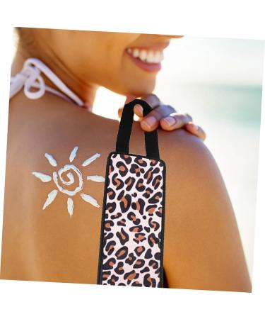 minkissy Leopard Pull Back Applicator for Back Self Tanner Back Applicator Back Lotion Applicator Band Sun Tanning Lotion Sun Cream Tanning Back Lotion Applicator To Color Body Lotion Fiber - Buy Online on GoSupps.com