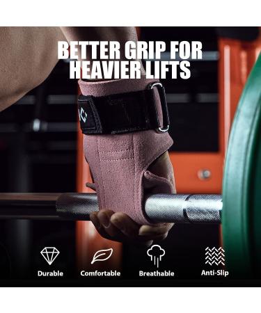 KKH Heavy Duty Deadlift Straps for Weightlifting - Pink - Buy Online on GoSupps.com