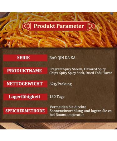 Buy McKona Spicy Latiao 62g - Gluten-Free Hot & Spicy Chinese Snack Sticks - Perfect for Office Snacking (5 PCs) - Buy Online on GoSupps.com