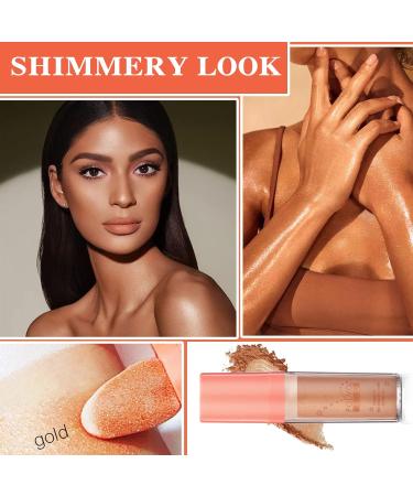 Polvo De Hadas Body Face Glitter Highlighter Stick - Natural Sparkle Blusher & Smooth Highlight Makeup - 2.33oz Gold 01 - Buy Online on GoSupps.com