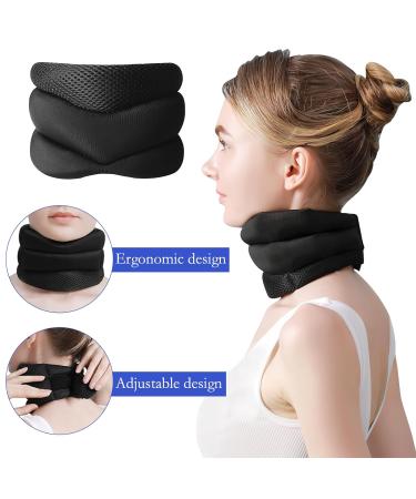 Briskore Neck Support for Pain Relief | Cervical Stabilization & Snoring Aid | Soft Foam Comfort - Buy Online on GoSupps.com