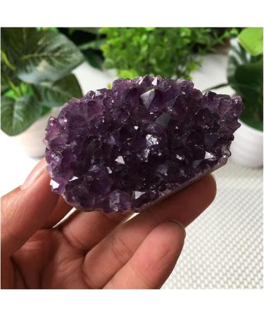Amethyst Rough Stone 108g Natural Amethyst Cluster Quartz Crystal geode Specimen - Buy Online on GoSupps.com