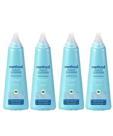 Method Antibacterial Toilet Bowl Cleaner - Spearmint - 24 oz - 4 Pack