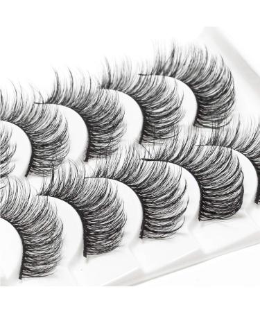 Icycheer 3D Mixed Artificial Eyelashes - Long Thick Wispy Fluffy Dramatic Doll & Cosplay Lashes - 5 Pairs for Stunning Makeup - Buy Online on GoSupps.com