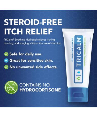 TriCalm Soothing Anti-Itch Hydrogel Steroid-Free Relief for Bug Bites & Eczema | 2 Fl Oz - International Shipping Available - Buy Online on GoSupps.com