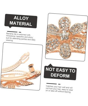 minkissy hair jewelry spring hair clips for women barrettes for women metal hair clips for women barrettes for thick hair rhinestone hair clip the flowers Accessories white bride alloy - Buy Online on GoSupps.com