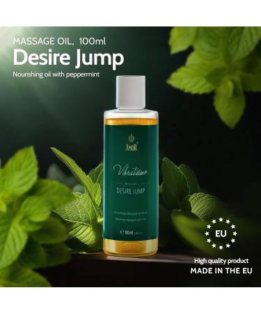 Vibratissimo Desire Jump - Refreshing Massage Oil with Mint Erotic Love Oil 100 ml Desire Jump 100 ml (Pack of 1) - Buy Online on GoSupps.com