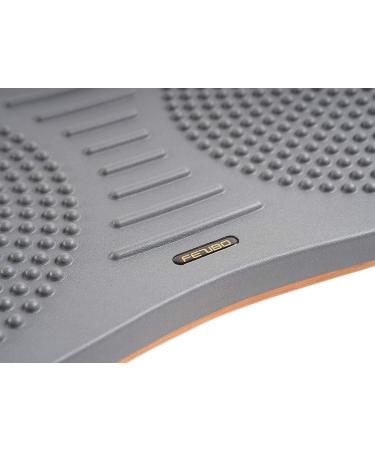 FEZIBO Standing Desk Anti Fatigue Mat Wooden Wobble Balance Board Stability Rocker with Ergonomic Design Comfort Floor Mat (Medium  Altostratus Gray) Medium Altostratus Gray - Buy Online on GoSupps.com