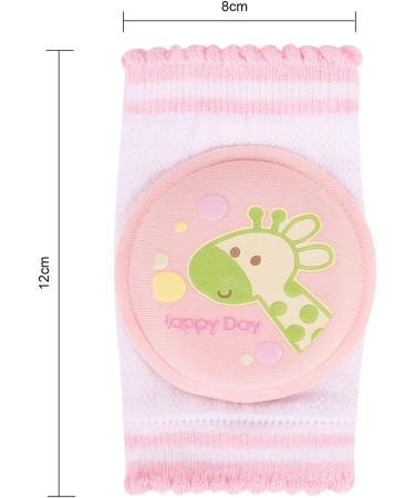 Qchomee Baby Knee Pads - Anti-Slip Crawling Knee Protectors for Toddlers | Infant Leg Warmer Pads 1 Pair (Size S, Pink) - Buy Online on GoSupps.com