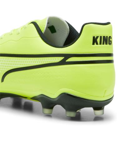 PUMA Unisex King Match FG/AG Soccer Shoes - Electric Lime & Black - Size 44.5 EU | International Shipping Available - Buy Online on GoSupps.com