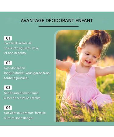  G n rique Roll-on deodorant 50ml Children's roll-on deodorant Underarm care Alcohol-free moisturizing care Gentle and refreshing 24-hour protection for babies' sensitive skin Vanilla and citrus - Buy Online on GoSupps.com