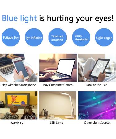 LJCZKA Blue Light Blocking Glasses for Men & Women - Square Rimless Metal Frame Eyeglasses | Anti-Eye Strain Computer Glasses in Silver - Buy Online on GoSupps.com