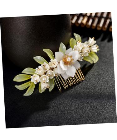 Didiseaon Handmade Leaf Comb Headwear for Women Wedding Headpiece Hair Gems for Women Bridal Accessories Wedding Hair Accessories for Brides Tiara Bridesmaid Hair Comb The Flowers Alloy - Buy Online on GoSupps.com