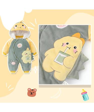 Baby Rompers with Booties & Hat | Cotton Jumpsuit for Boys & Girls | Infant Winter Outfits Set 6-9 Months - Buy Online on GoSupps.com