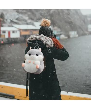 Hot Water Bottle Covers Only Soft Plush Animal Hot Water Bottle Backpack with Strap Warm Cute Hot Water Bag Cover Hamster Hot Water Bottle - Buy Online on GoSupps.com